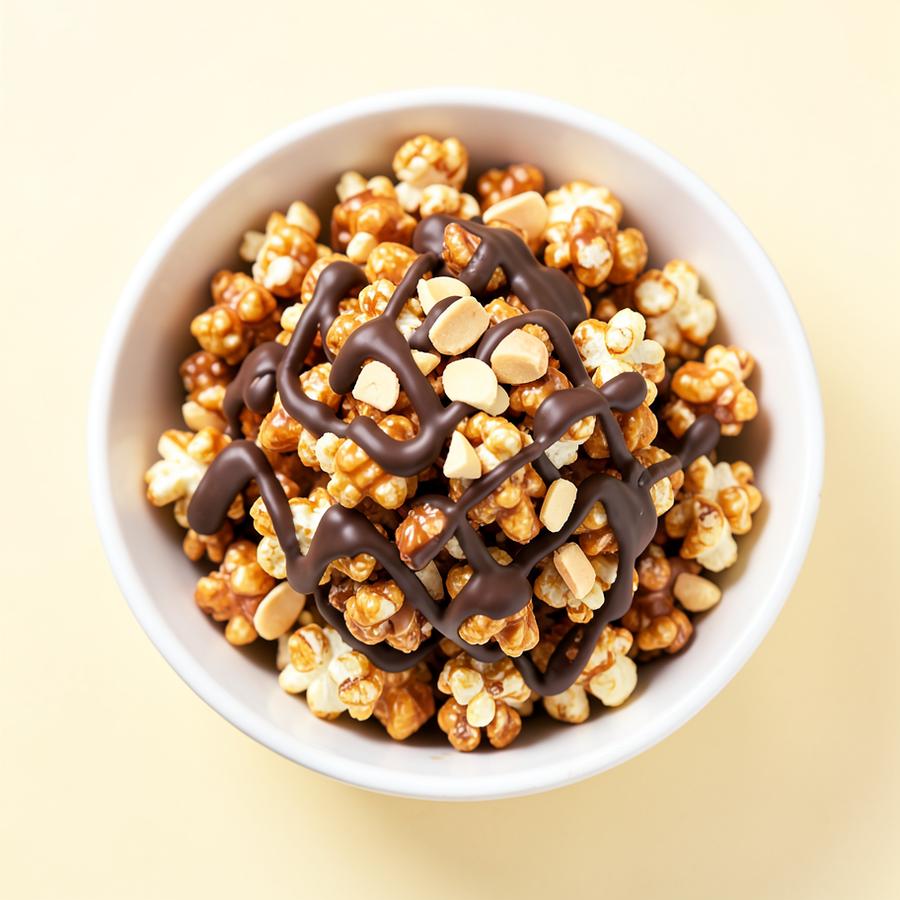 Caramel Snickers Popcorn