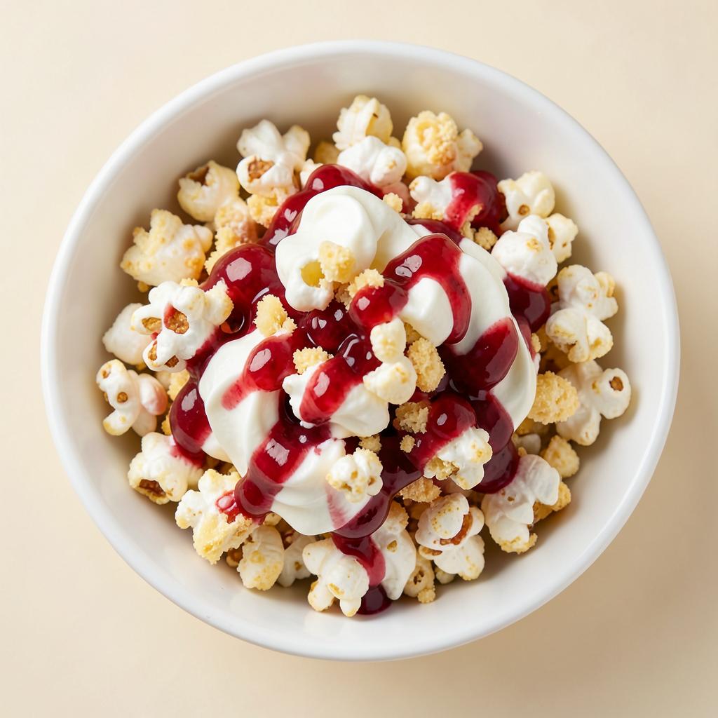 Strawberry Cheesecake Crunch Popcorn